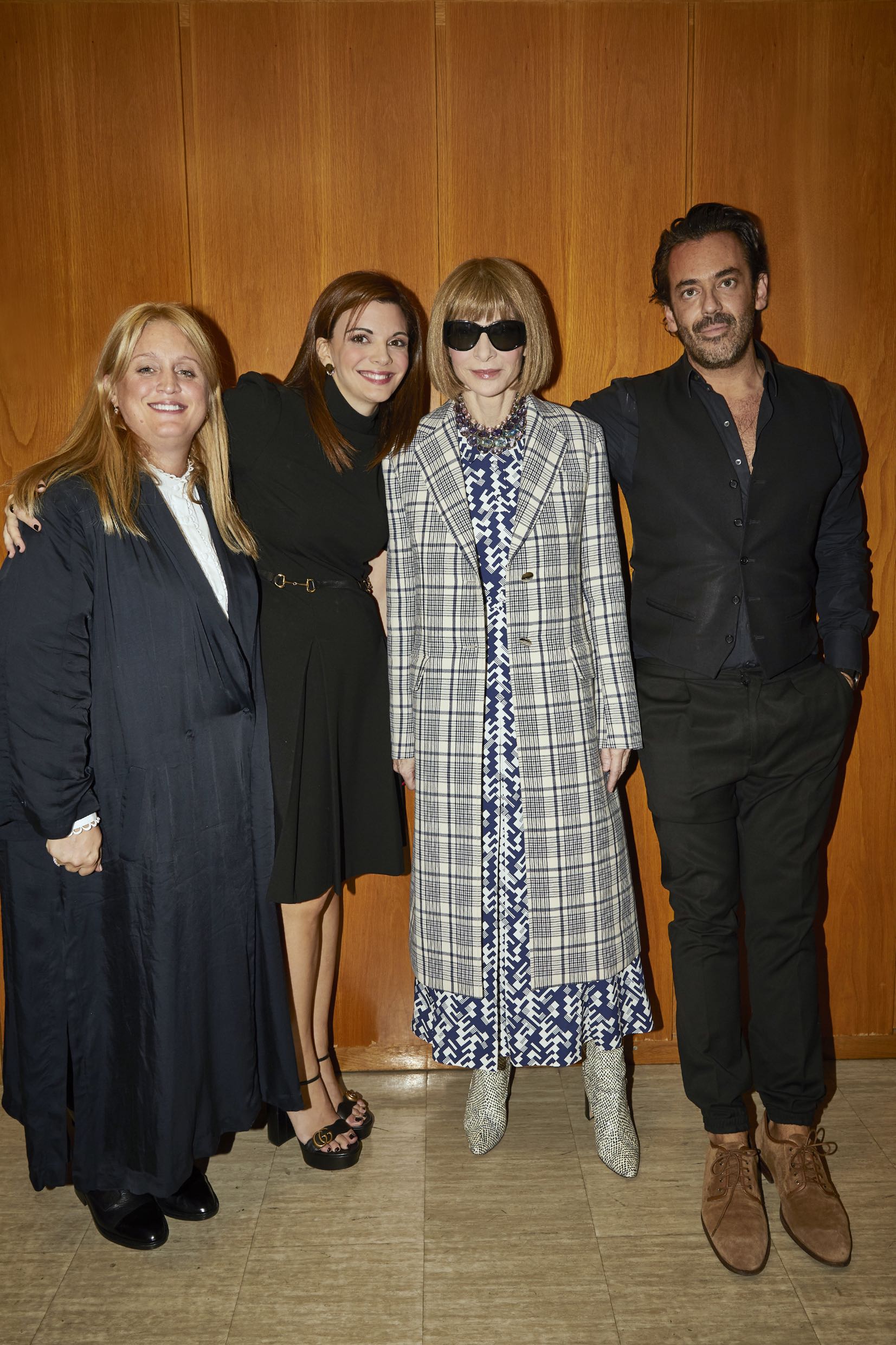 Hara Papanikolaou, Thaleia Karafyllidou, Anna Wintour, Panos Kallitsis Στα παρασκήνια του Change Makers του πρώτου συνεδρίου της Vogue Greece-14