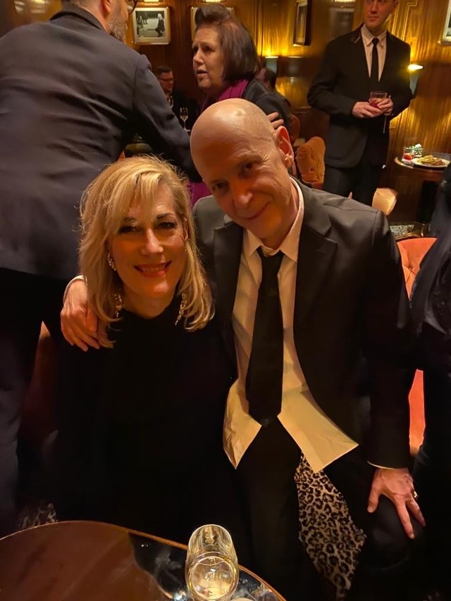 Adrian Joffe (right) with Justin Vivian Bond, the American transgender performance artist who plays Orlando’s child in the opera At The Vienna Opera, A Female Composer, Transgender Story, And Costumes by Comme-14