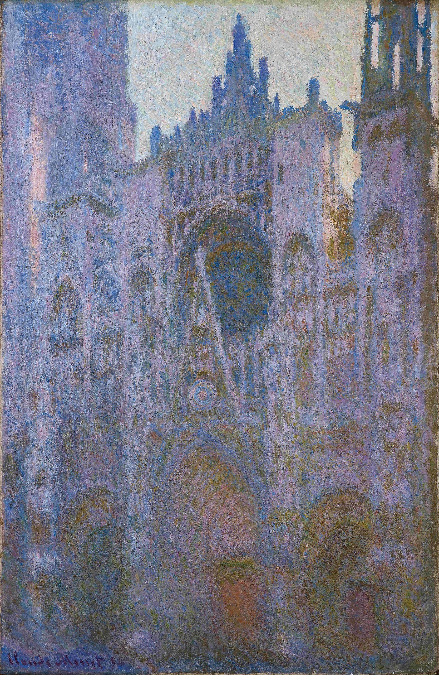 Claude Monet / Ο καθεδρικός ναός της Ρουέν το πρωί -ροζ απόχρωση (1894) H θρυλική συλλογή του Ιδρύματος Β&Ε Γουλανδρή διαθέσιμη online-3