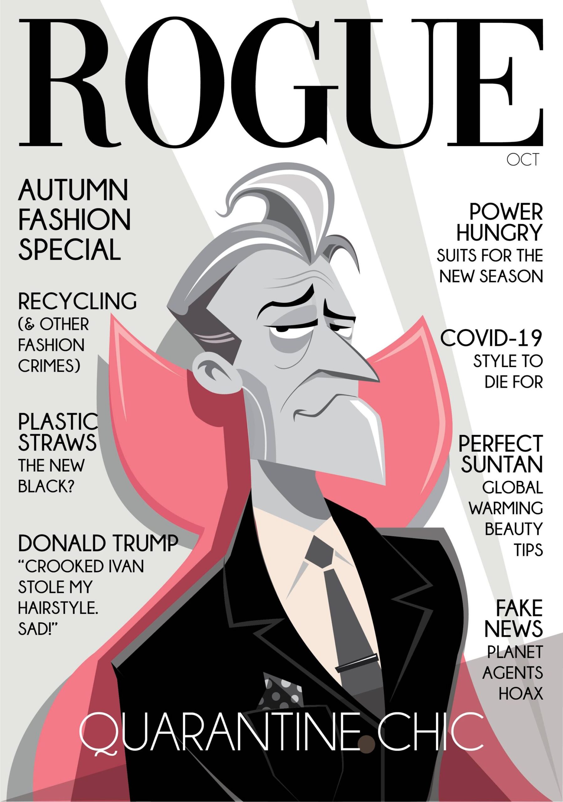 Το εξώφυλλο της Vogue αν ο αρχι-κακός της σειράς βιβλίων Πράκτορες του Πλανήτη παρενέβαινε στη διαδικασία. Βιβλίο: Οι «Πράκτορες του Πλανήτη» επιστρέφουν με νέα αποστολή για την πλαστική ρύπανση-2