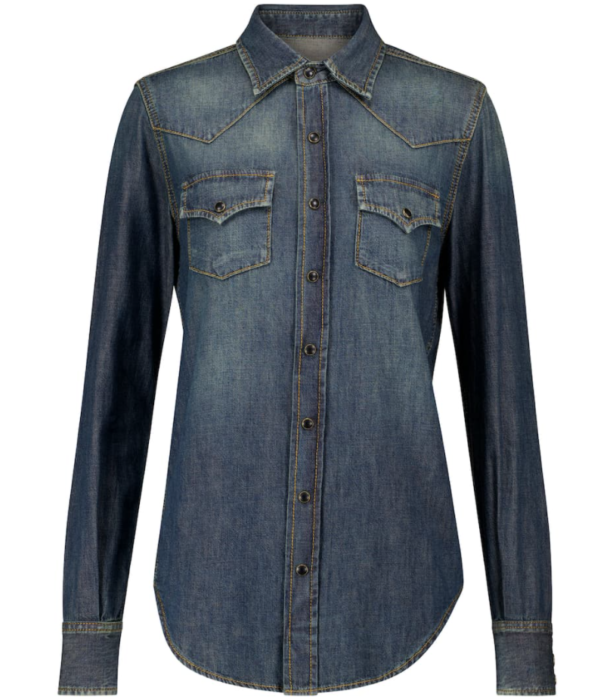 Τζιν πουκάμισο: Απαραίτητο για τα denim on denim της άνοιξης-2