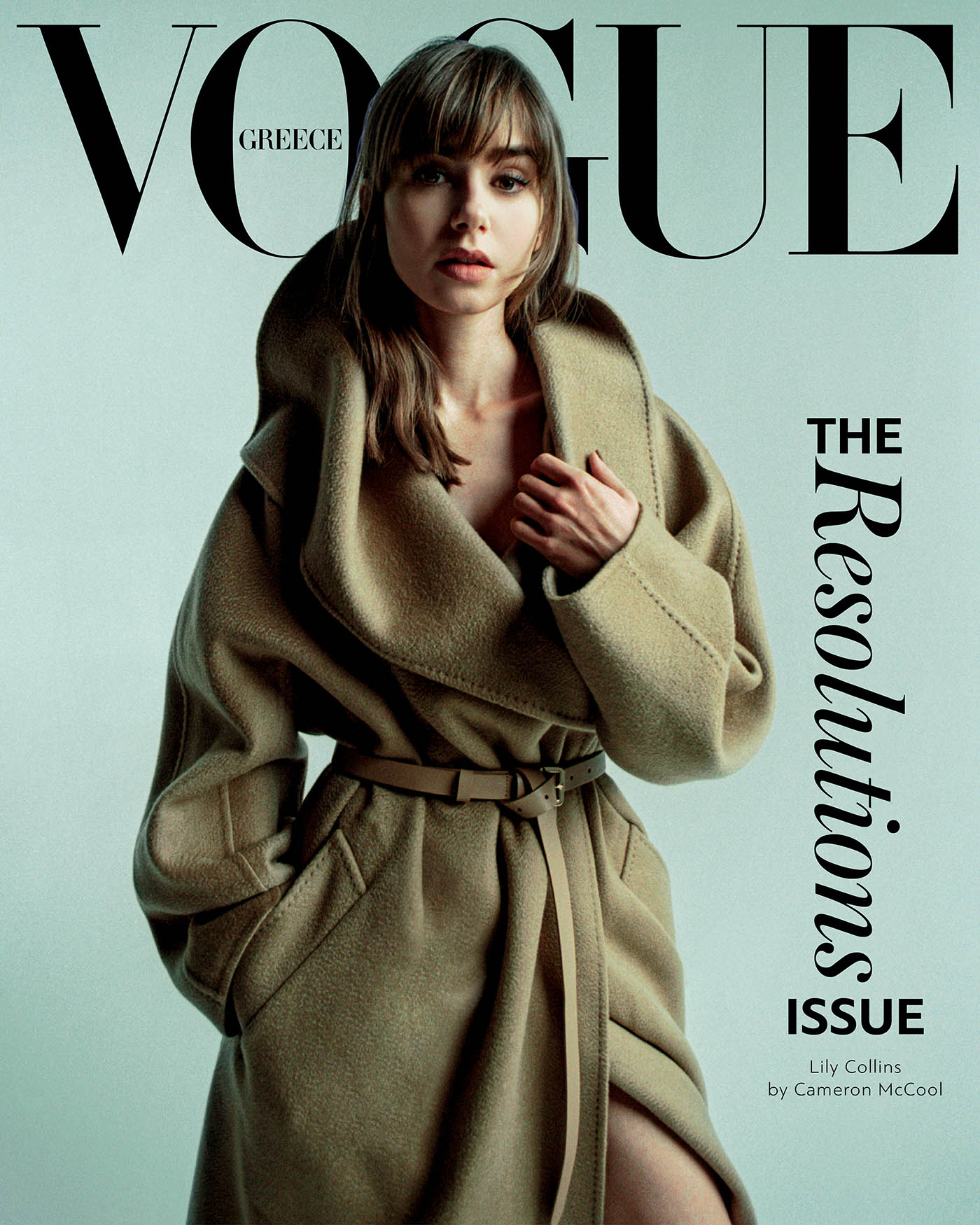 H Vogue Greece Ιανουαρίου υποδέχεται τη νέα χρονιά με τη Lily Collins-2