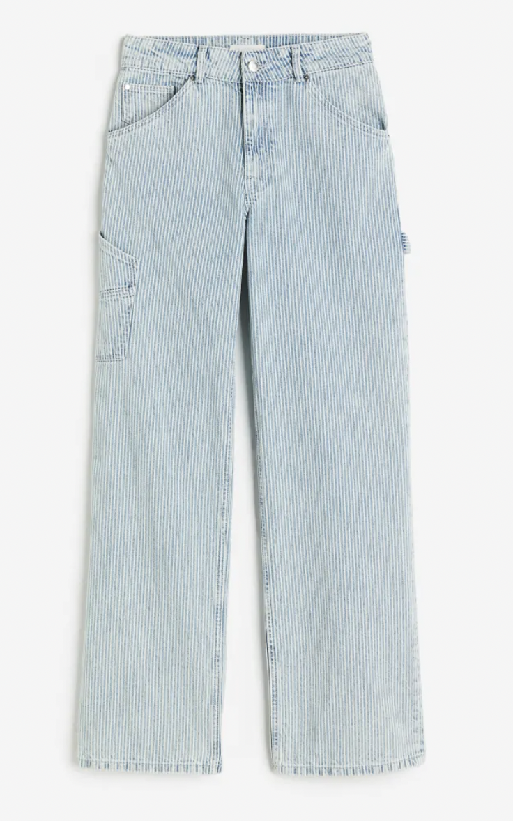 Striped τζιν: Το trend που φοράμε τώρα-3