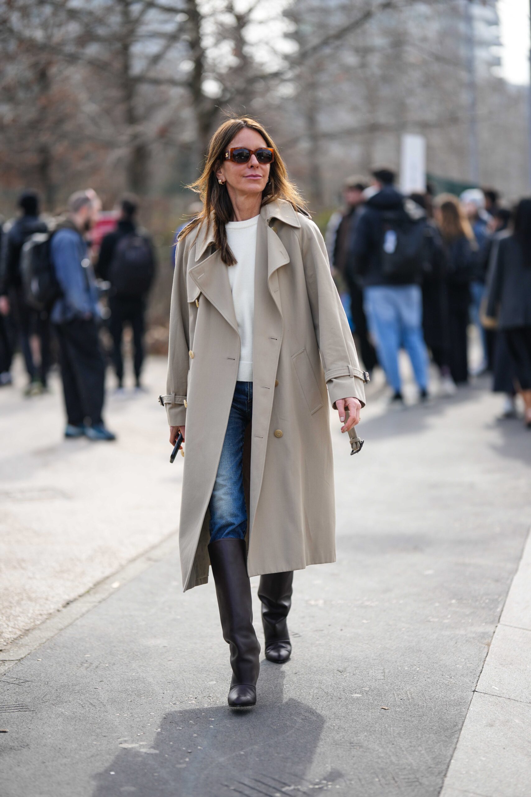 Knee-high μπότες: Οι 8 συνδυασμοί σύμφωνα με τα winter trends-5