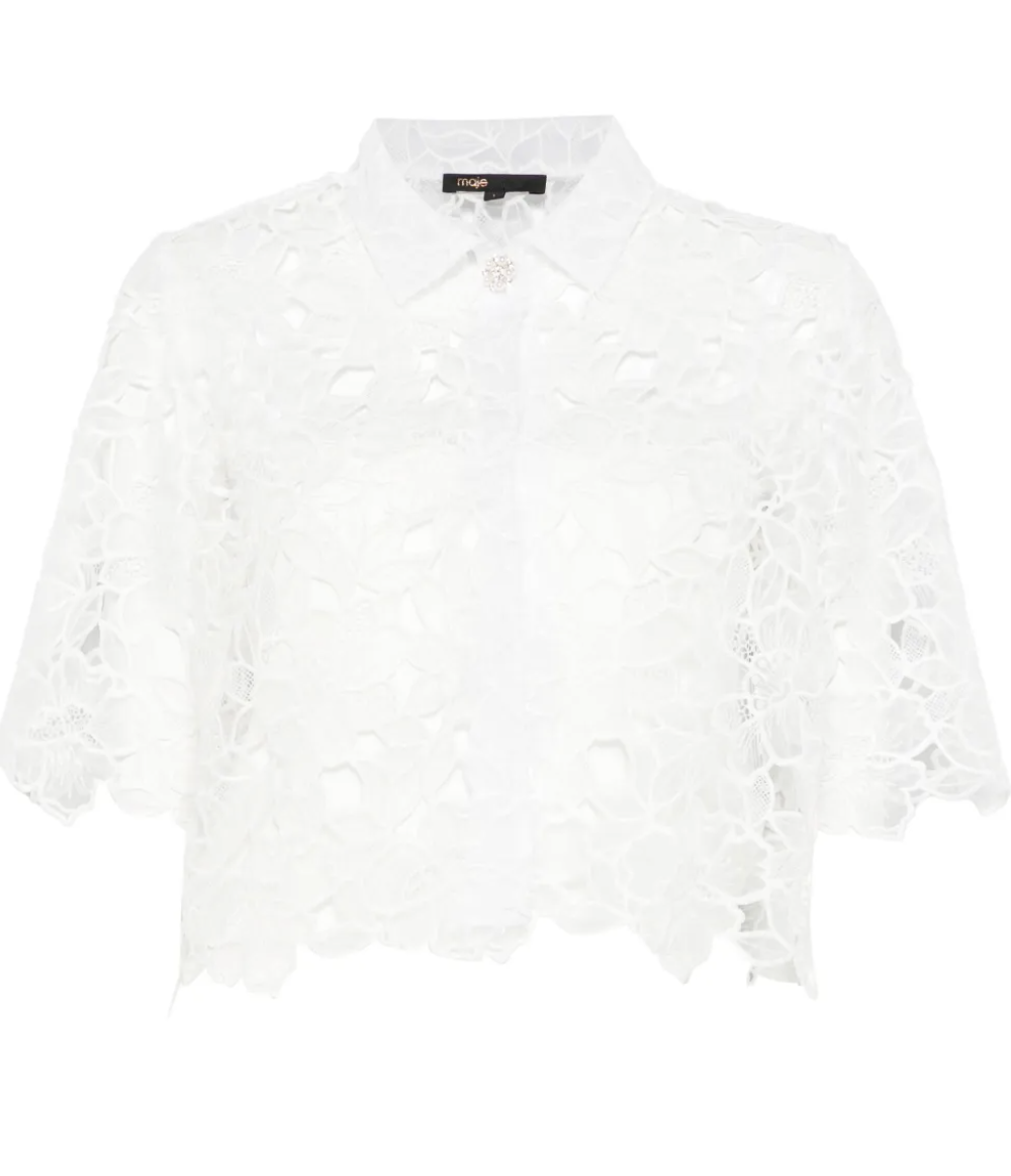 Lace blouses και λευκό παντελόνι: Ο hot συνδυασμός της άνοιξης-16