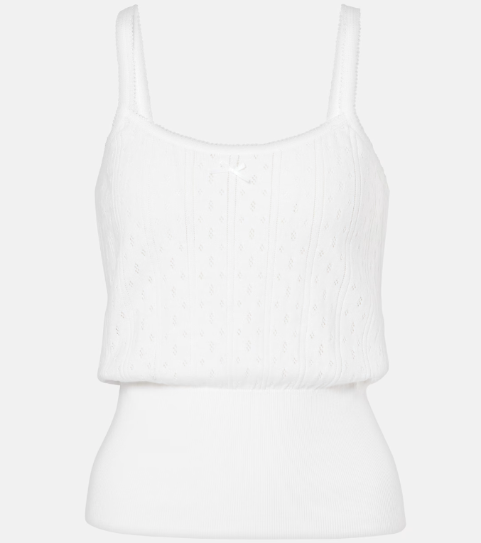 Το pointelle top είναι το νέο tank και η Vogue έχει όλες τις λεπτομέρειες-3