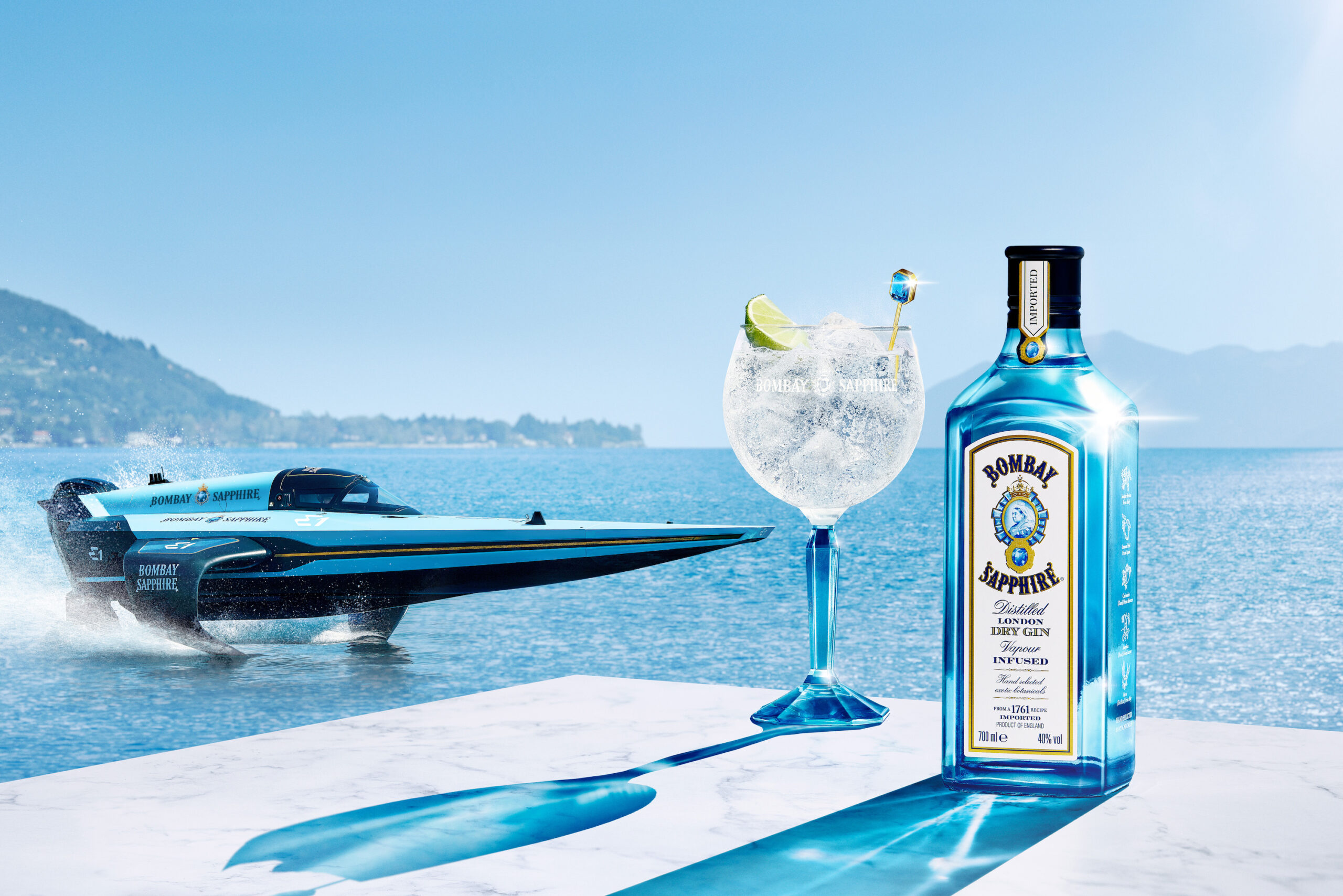 Η Βάσια Κωσταρά στους Αγώνες Ταχύτητας Σκαφών Ε1 στο Μονακό με το BOMBAY SAPPHIRE-4