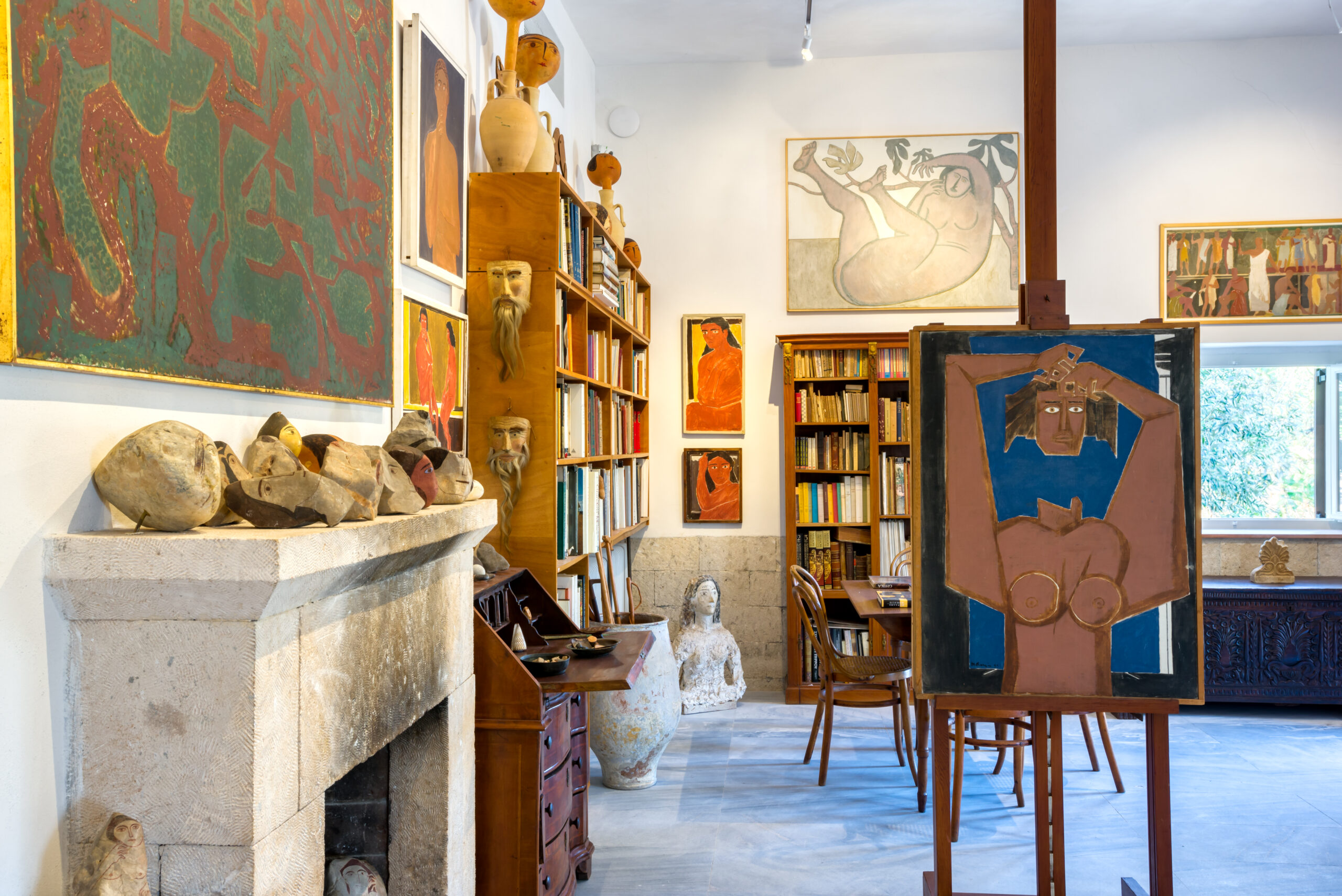 Το σπίτι-ατελιέ του ζωγράφου Νίκου Νικολάου είναι ένας λόγος να επισκεφτούμε την Αίγινα αυτό το καλοκαίρι-2