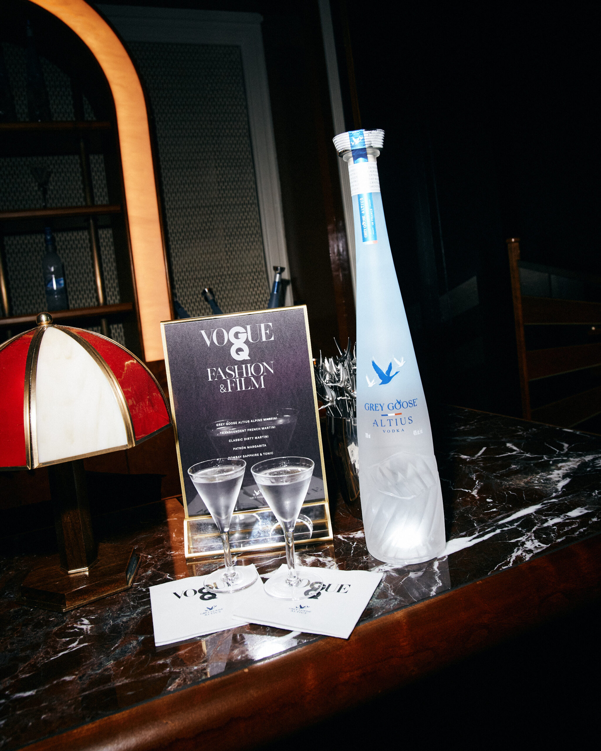 Ο Χριστόφορος Παπακαλιάτης και η Κλέλια Ανδριολάτου στο λαμπερό after-party των BAFTAs απόλαυσαν τη γεύση της ultra-premium βότκας Grey Goose Altius-3