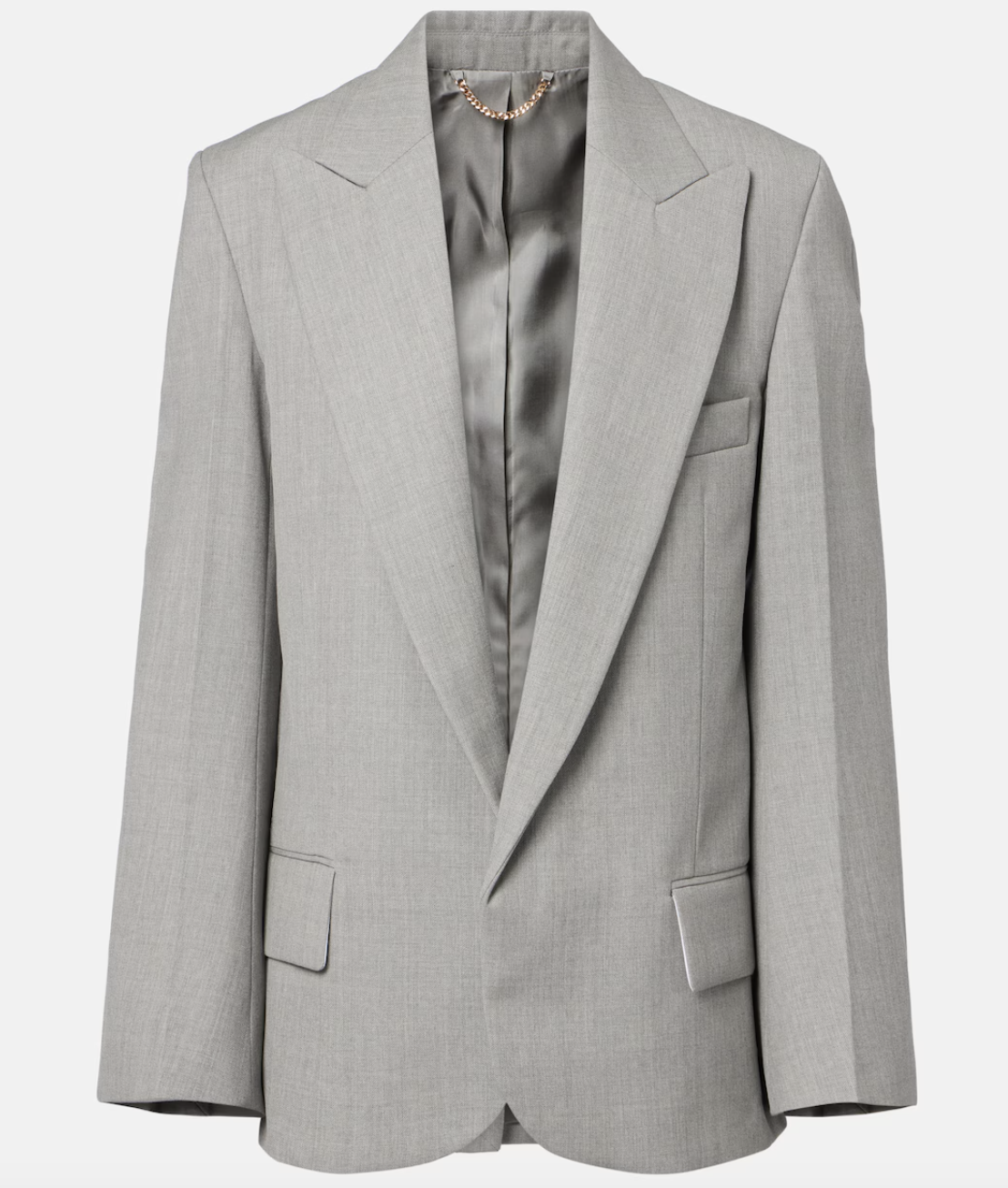 Πώς να συνδυάσετε το γκρι oversized blazer;-1