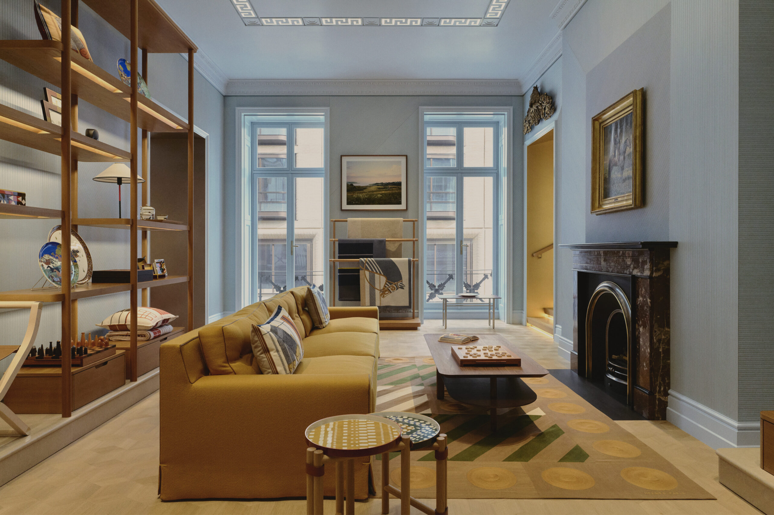 Μέσα στο νέο σπίτι της Hermès στο Λονδίνο: Ένα Maison που μοιάζει με μικρό χωριό-1