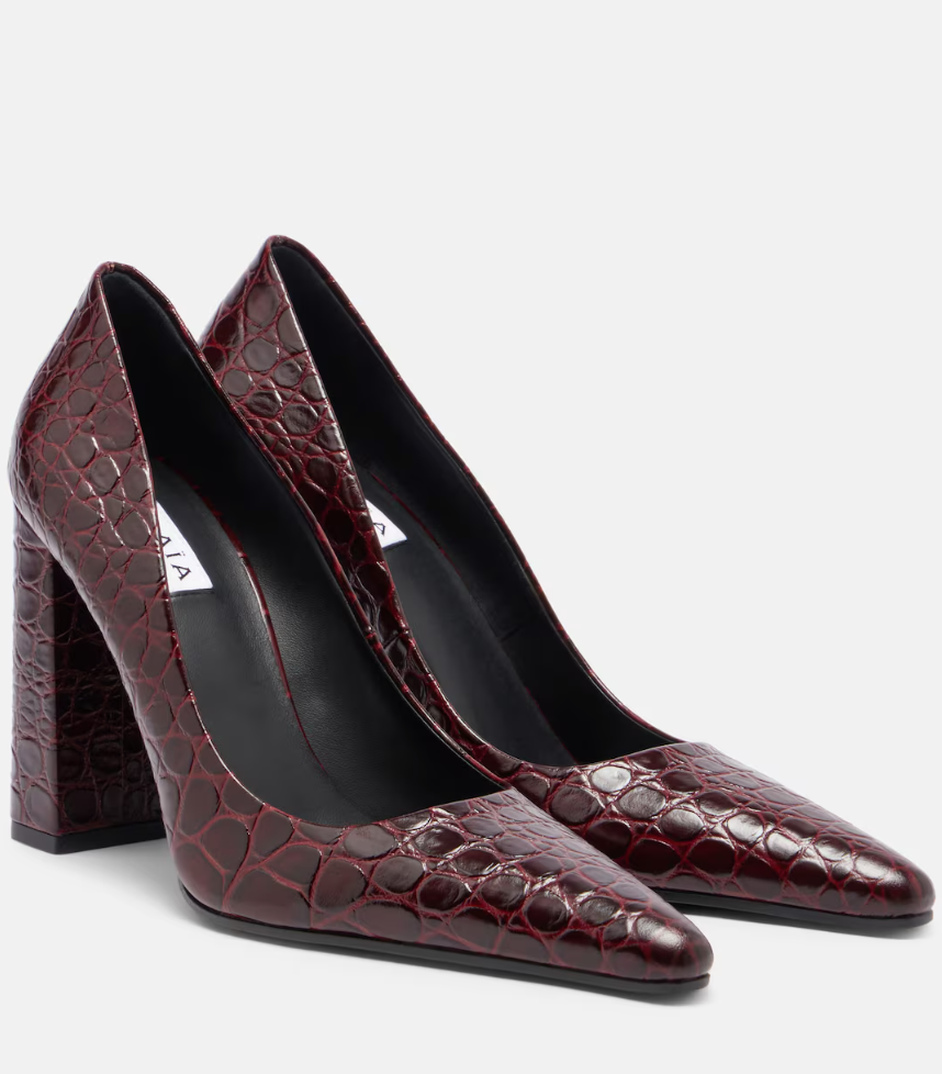 Eggplant shoes
